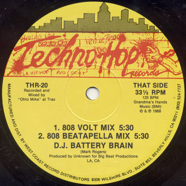 D.J. Battery Brain* : 8 Volt Mix (12", P/Mixed)