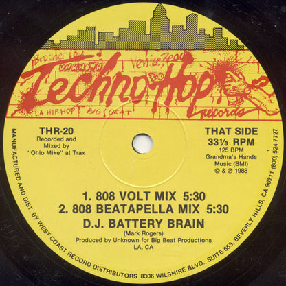 D.J. Battery Brain* : 8 Volt Mix (12", P/Mixed)