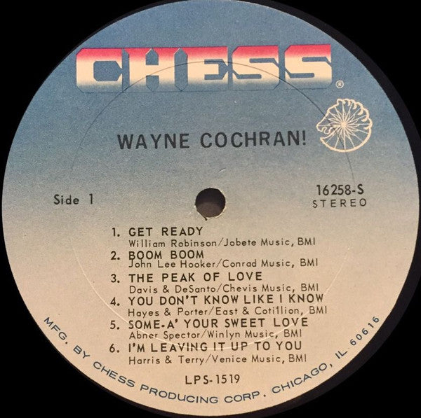 Wayne Cochran : Wayne Cochran! (LP, Album, Gat)
