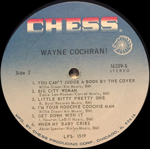 Wayne Cochran : Wayne Cochran! (LP, Album, Gat)