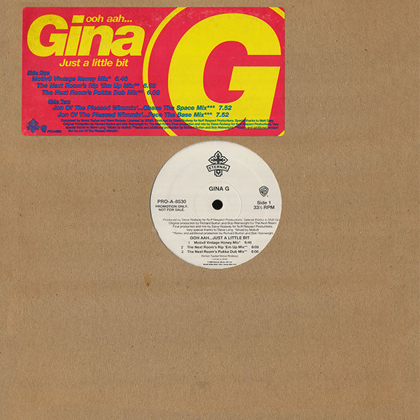 Gina G : Ooh Aah... Just A Little Bit (12", Promo)