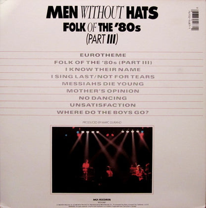 Men Without Hats : Folk Of The '80s (Part III) (LP, Album)