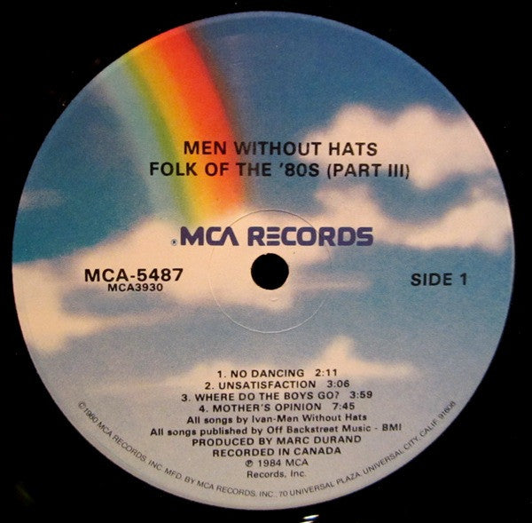 Men Without Hats : Folk Of The '80s (Part III) (LP, Album)
