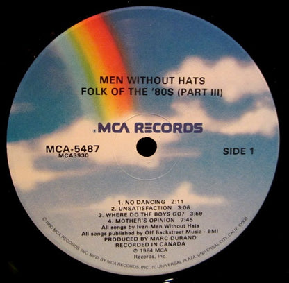 Men Without Hats : Folk Of The '80s (Part III) (LP, Album)