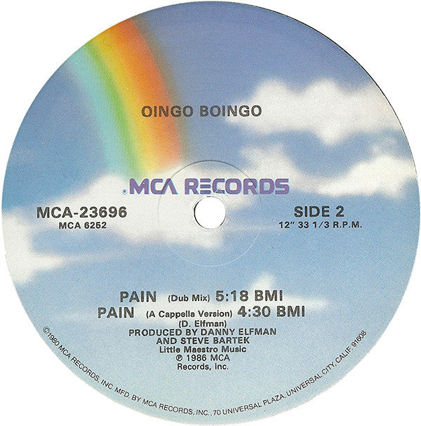 Oingo Boingo : Pain (12", Single)