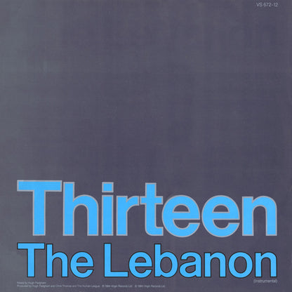 Human League* : The Lebanon (12")