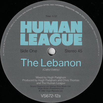 Human League* : The Lebanon (12")