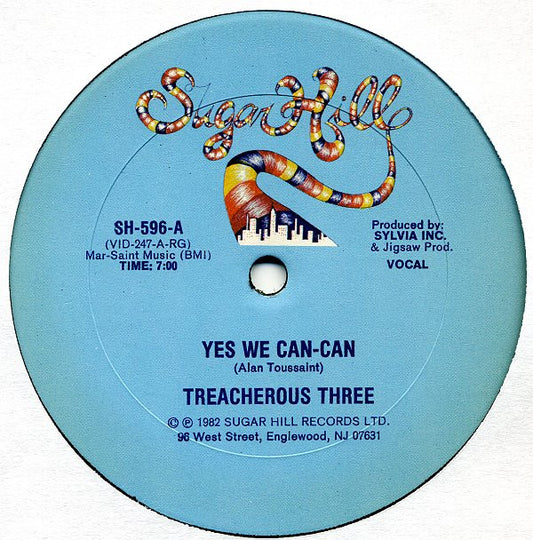 Treacherous Three : Yes We Can-Can (12", RG)