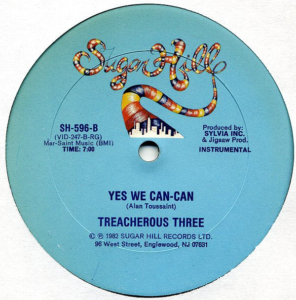 Treacherous Three : Yes We Can-Can (12", RG)