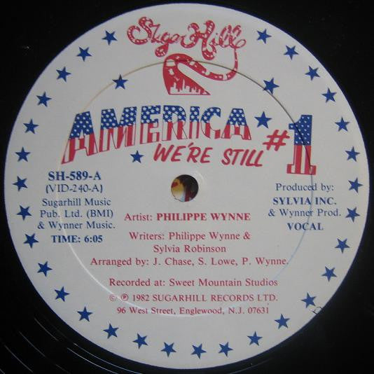 Philippe Wynne : America We're Still #1 (12")