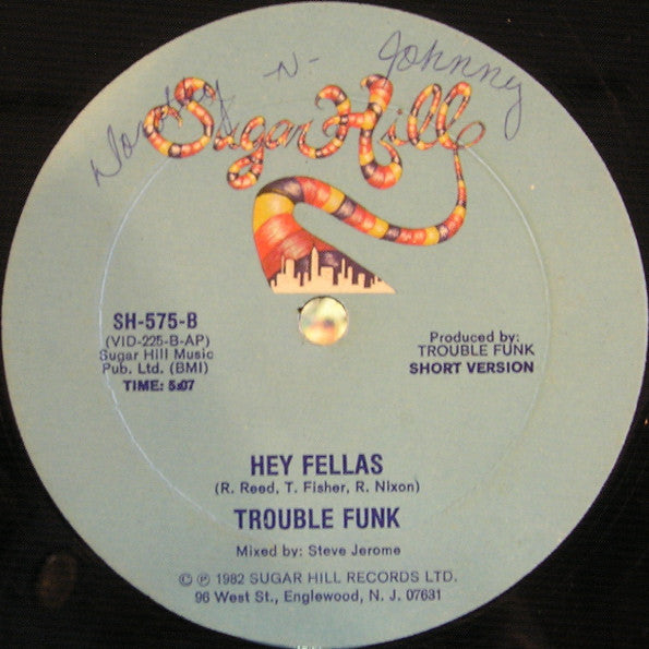 Trouble Funk : Hey Fellas (12", AP )