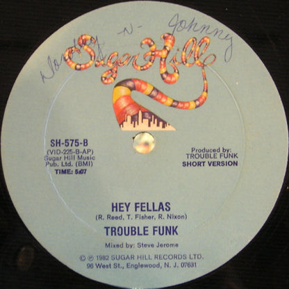 Trouble Funk : Hey Fellas (12", AP )