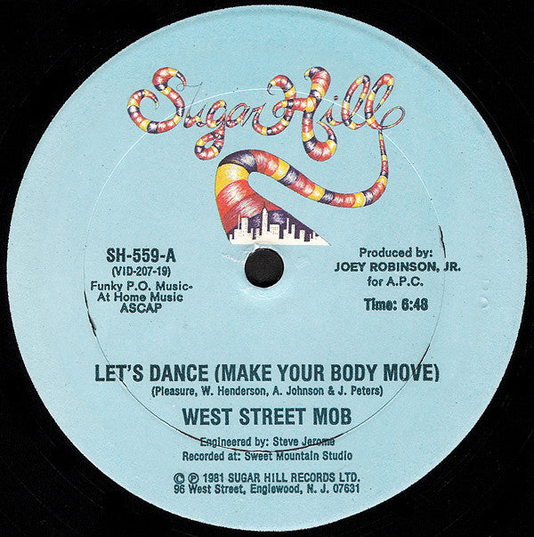 West Street Mob : Let's Dance (Make Your Body Move) (12")