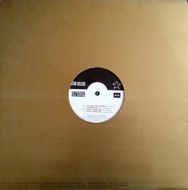 Star Deluxe : Muzik Fantastic (12")