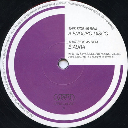 Holger Zilske : Enduro Disco (12")