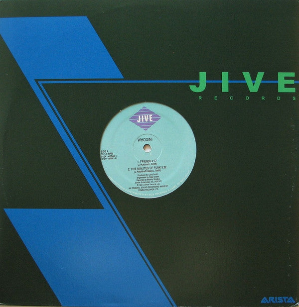 Whodini : Friends / Five Minutes Of Funk (12", RE)