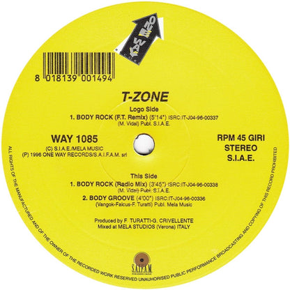T-Zone : Body Rock (12")