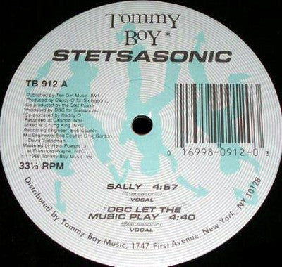 Stetsasonic : Sally / DBC Let The Music Play (12", Single)