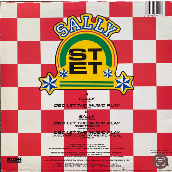 Stetsasonic : Sally / DBC Let The Music Play (12", Single)
