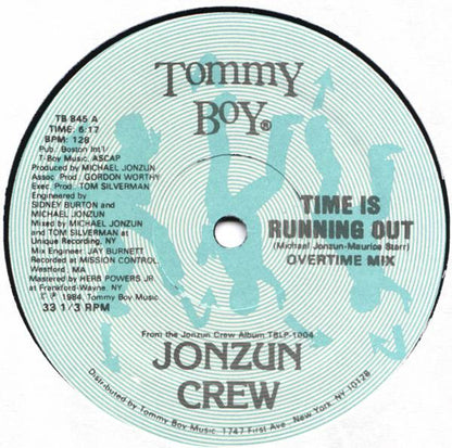 Jonzun Crew* Featuring Michael Jonzun : Time Is Running Out (12")