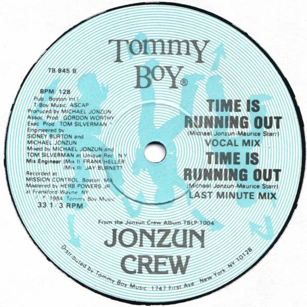 Jonzun Crew* Featuring Michael Jonzun : Time Is Running Out (12")