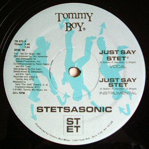 Stetsasonic : Just Say Stet (12")