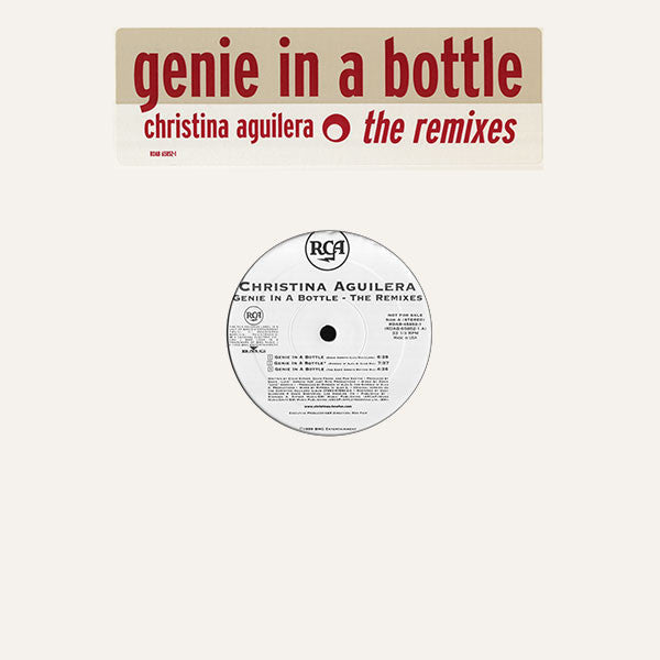 Christina Aguilera : Genie In A Bottle (The Remixes) (12", Promo)