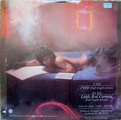 Prince : 1999 / Little Red Corvette (12", Single, Dam)
