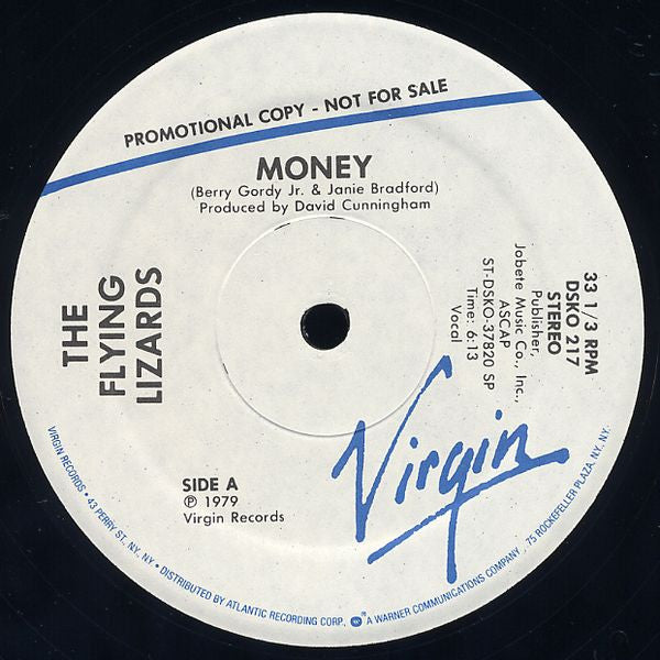 The Flying Lizards : Money (12", Promo)