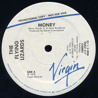 The Flying Lizards : Money (12", Promo)