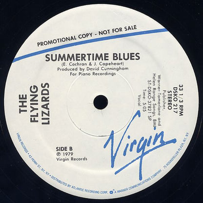 The Flying Lizards : Money (12", Promo)