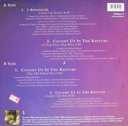 Anita Baker : I Apologize (12")