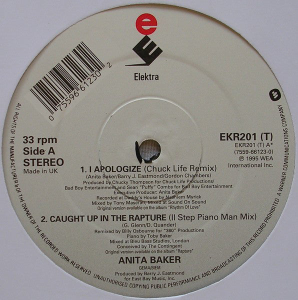 Anita Baker : I Apologize (12")