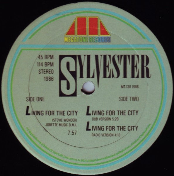 Sylvester : Living For The City (12")