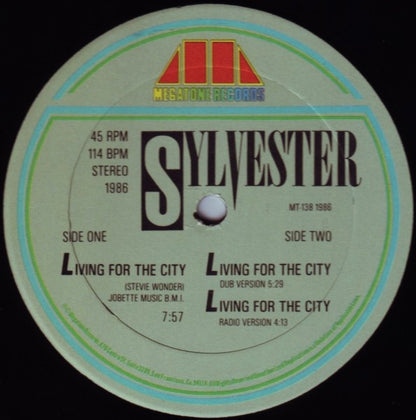 Sylvester : Living For The City (12")
