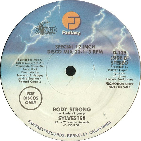 Sylvester : Stars / Body Strong (12", Promo)