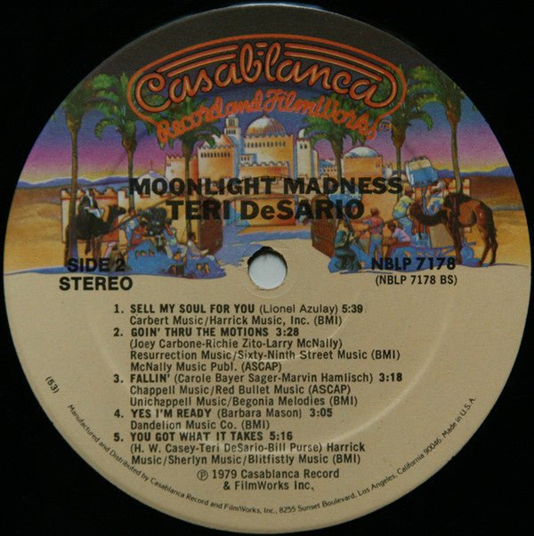 Teri DeSario : Moonlight Madness (LP, Album, 53)