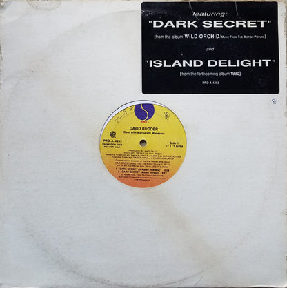 David Rudder Duet With Margareth Menezes : Dark Secret (12", Promo)