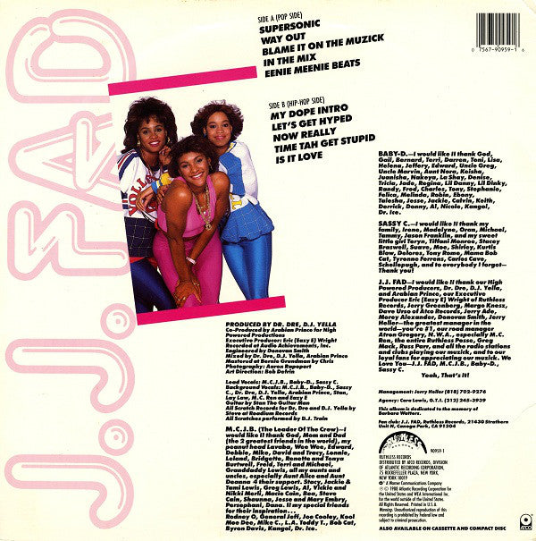 J.J. Fad : Supersonic - The Album (LP, Album)