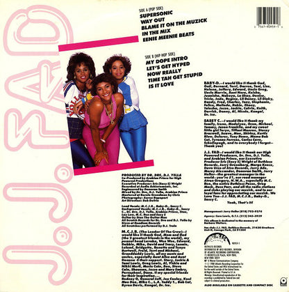 J.J. Fad : Supersonic - The Album (LP, Album)