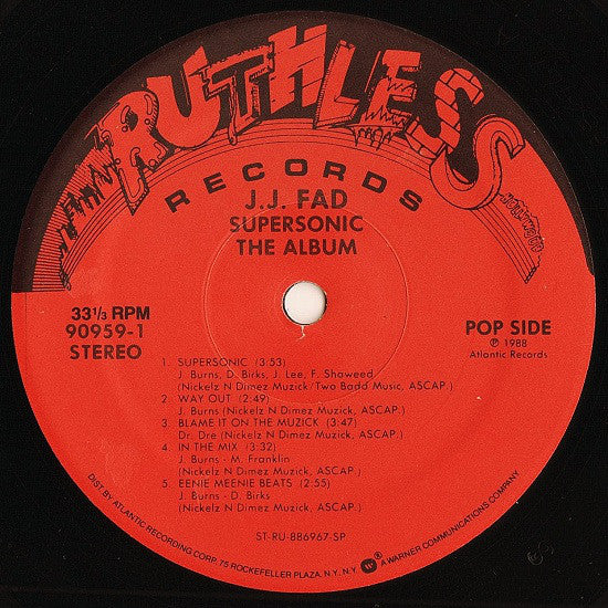 J.J. Fad : Supersonic - The Album (LP, Album)