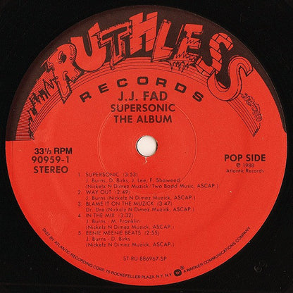 J.J. Fad : Supersonic - The Album (LP, Album)