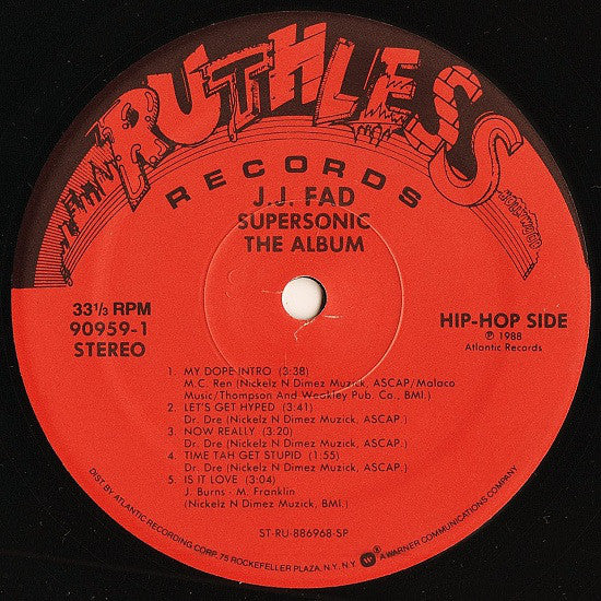 J.J. Fad : Supersonic - The Album (LP, Album)