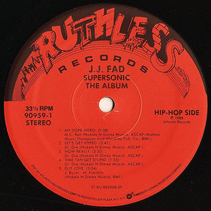 J.J. Fad : Supersonic - The Album (LP, Album)