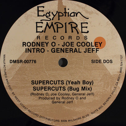 Rodney O & Joe Cooley : DJ's And MC's / Supercuts (Yeah Boy) (12")