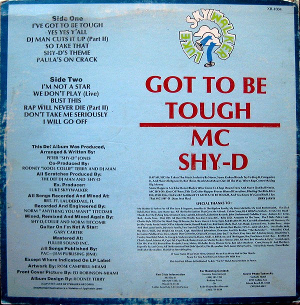 MC Shy-D* : Got To Be Tough (LP, Album)