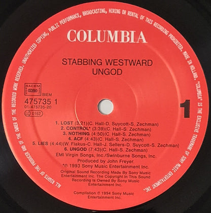 Stabbing Westward : Ungod (LP, Album)