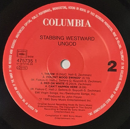 Stabbing Westward : Ungod (LP, Album)
