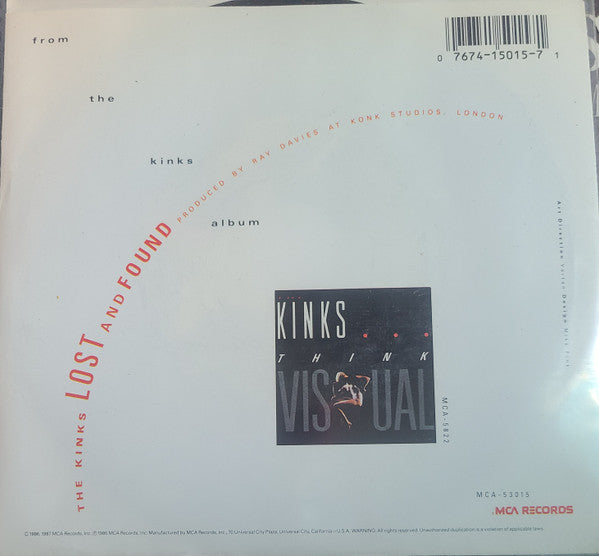 The Kinks : Lost And Found (7", Single)
