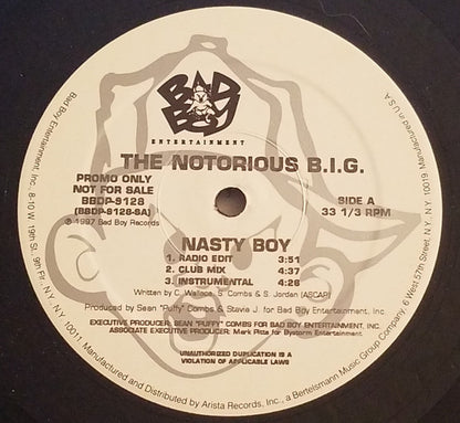 The Notorious B.I.G.* : Nasty Boy (12", Promo)